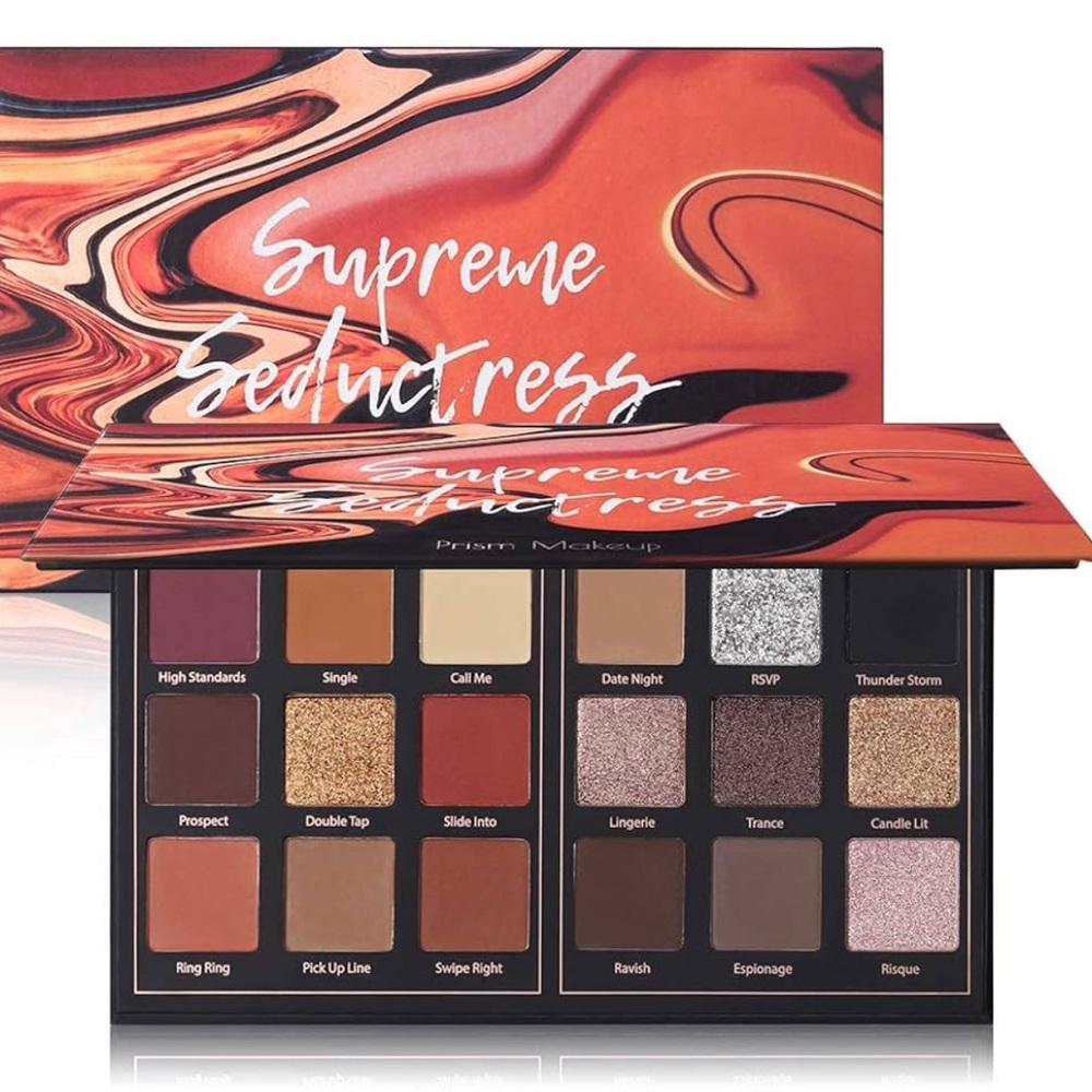 Prism Makeup SUPREME SEDUCTRESS Matte Eyeshadow Palette Pro 18 Colors SEALED NIB